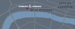 map Osmond and Osmond London